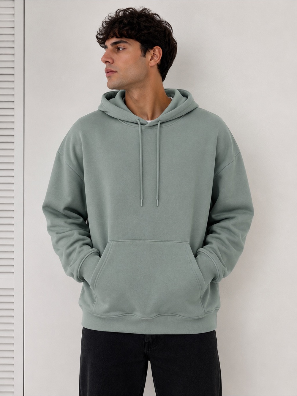 Athletic Works Sage Hoodie 2XL Oversized Fleece Sweatshirt NWT